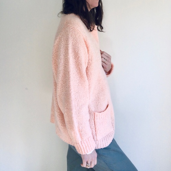 Vintage peach oversized cardigan - Picture 5 of 13